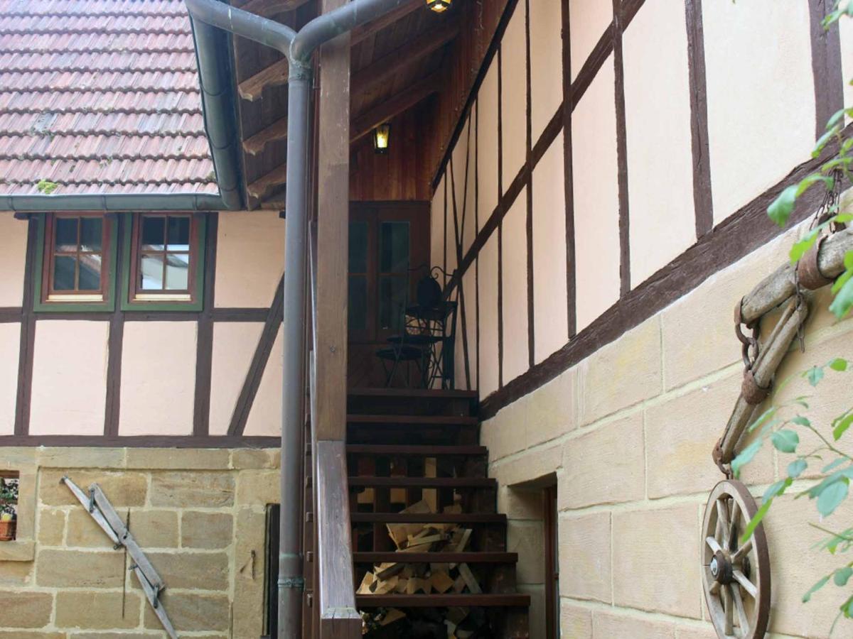 Ferienwohnung Koppelblick Pfarrweisach Kültér fotó