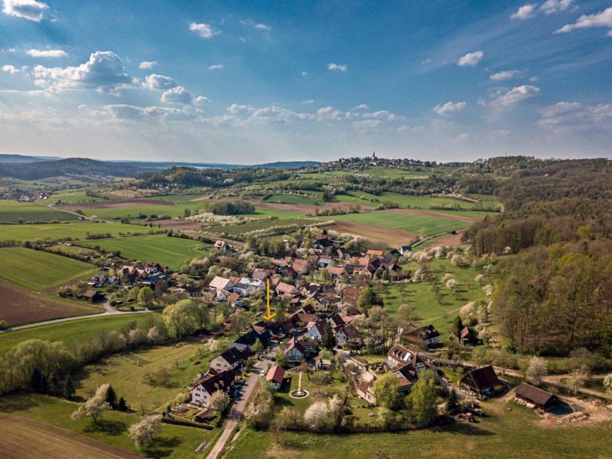 Ferienwohnung Koppelblick Pfarrweisach Kültér fotó
