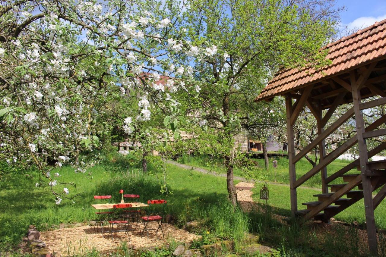 Ferienwohnung Koppelblick Pfarrweisach Kültér fotó
